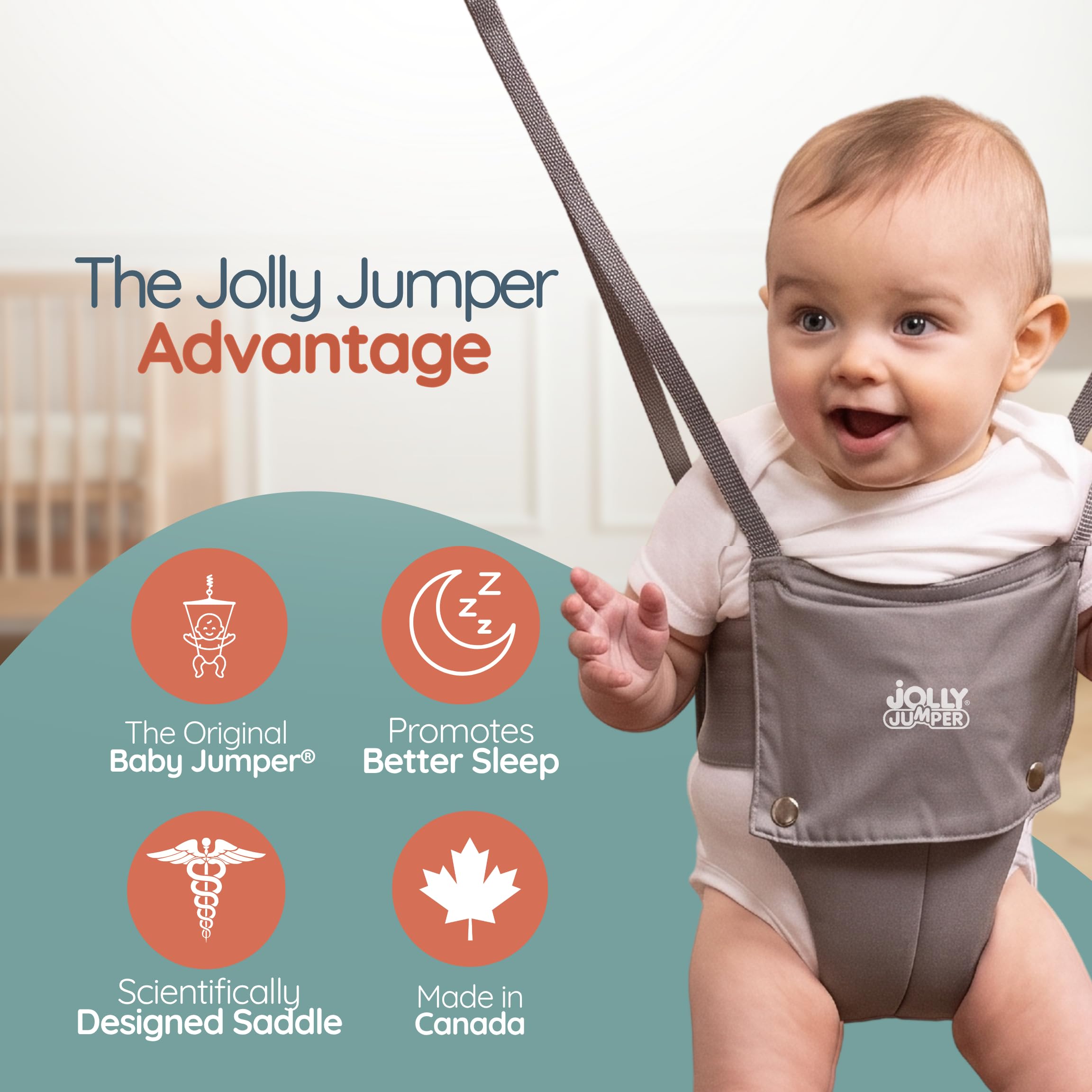 Jolly Jumper - The Original Baby Exerciser with Super Stand for